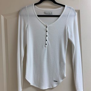 Abercrombie and Fitch XS Henley style top/sweater